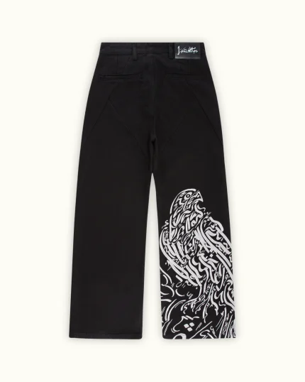 Black Crescent Pants